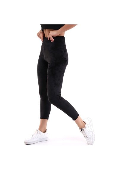 Winmoda34 Kadife Tayt Siyah