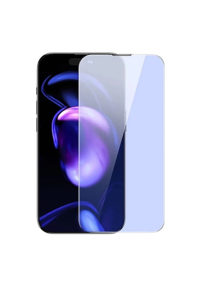 Baseus İphone 15 Plus Full Koruma Anti Mavi Işık Tempered Cam Ekran Koruyucu 2 Adet Set- 5775