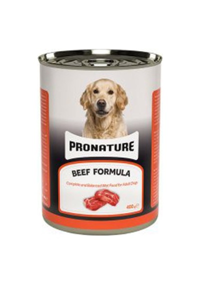 Pronature Sığır Etli Parça Etli Konserve Yetişkin Köpek Maması 400 G