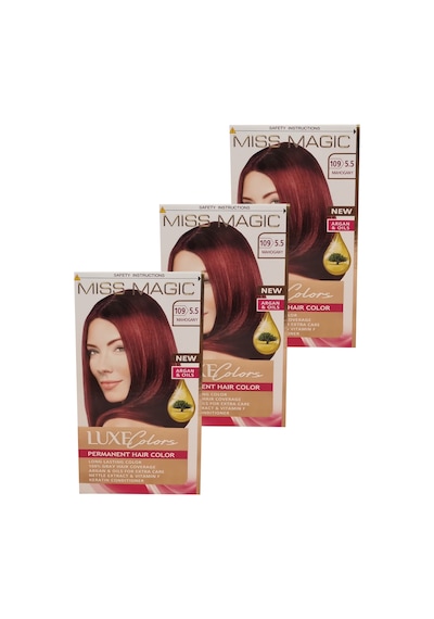 Miss Magic Saç Boyası 5.5 Kızıl 3'lü