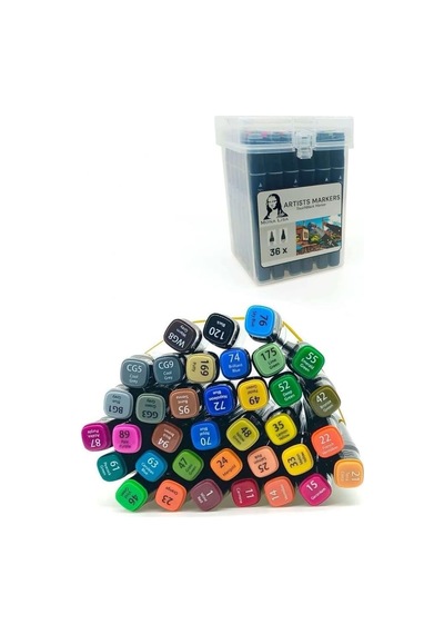 Mona Lisa Touchblack Çift Uçlu Artist Marker 36 Renk