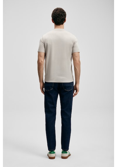 Lufian Teddy Modern Grafik T- Shirt Taş Taş 111020305100190 Taş