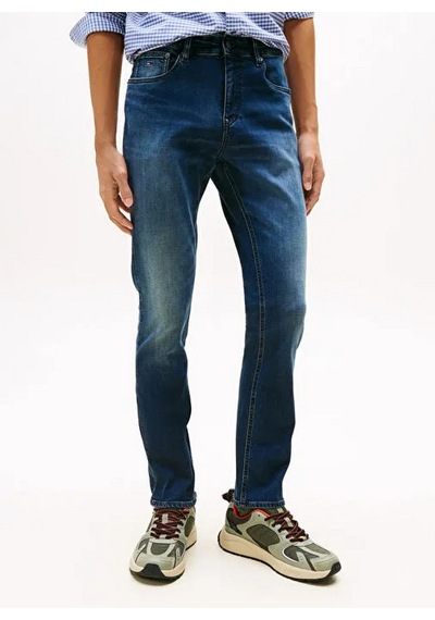 Tommy Hilfiger Dm0dm22154 Scanton Slim Erkek Denim Pantolon Mavi