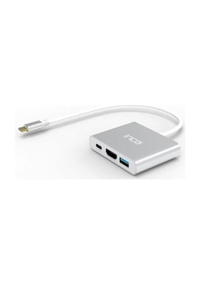 Inca Itpc-04tx 0.15metre Type-c - Hdmı Görüntü Adaptörü Gümüş 100w-155359
