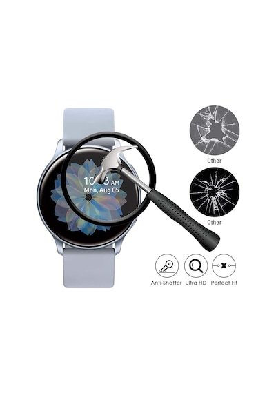 Samsung Uyumlu Galaxy Watch 5 44mm 3D Cam Full Ekran Koruyucu
