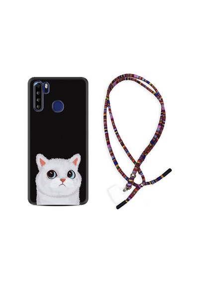 Reeder P13 Blue Max Kılıf Rasta Boyun Askılı White Cat 1835