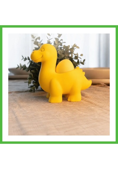Vaveni 3d Baskı Dinozor Yumurtalık - Sevimli Eggosaurus Yumurta Tutucu-sarı Arz