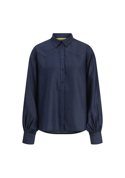Jack & Jones Kadin Gömlek - Debby - 12280995 Dark Medium Blue Denim