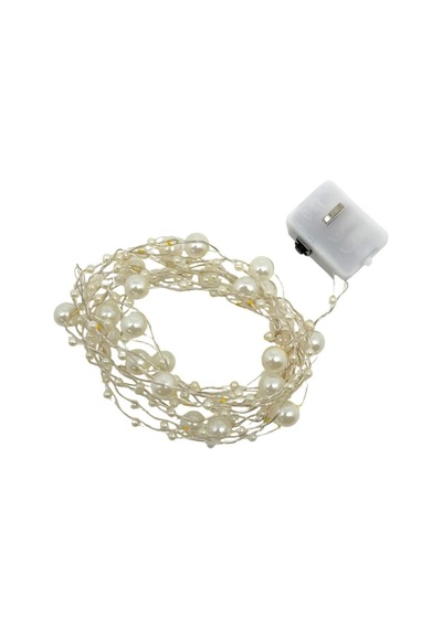 Panther Pt-104 Pilli Led Işık 2 Metre Yılbaşı Işığı İnci Çok Renkli