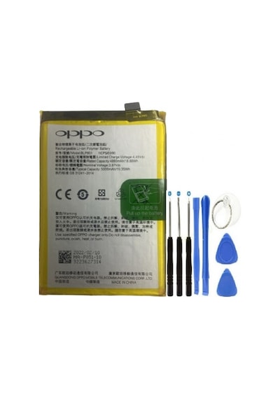 Oppo A74 Pil Batarya Blp851 5000 Mah+tamir Seti Senalstore