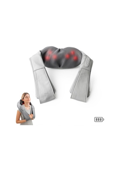 Innovagoods Boyun Ve Omuz Masaj Aleti, Shiatsu, Isı Fonksiyonlu Elektrikli Boyun Masaj Aleti, 2 Yoğunluk Seviyesi, 2 Dönen Ergonomik Başlık, Boyun, Sırt İçin İdeal Innovagoods Boyun Ve Omuz Masaj Aleti, Shiatsu, Isı Fonksiyonlu Elektrikli Boyun Masaj Aleti, 2 Yoğunluk Seviyesi, 2 Dönen Ergonomik Başlık, Boyun, Sırt İçin İdeal