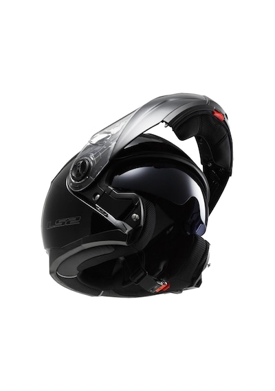 LS2 FF325 Strobe Çene Açılır Kask Siyah