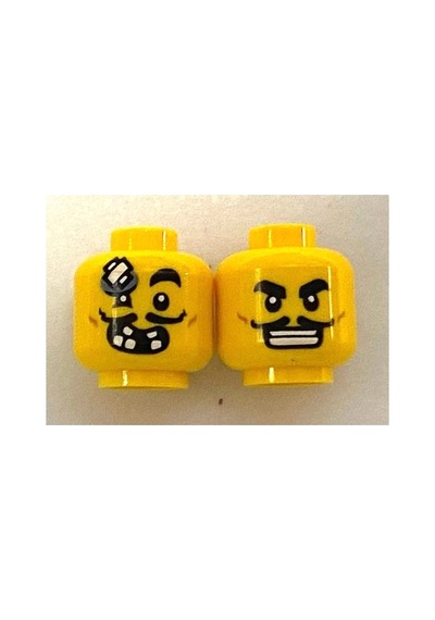 Minifigür Parçaları: Kafa: 3626pb2900