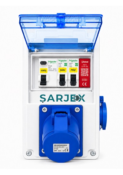 Yangın Sönümlemeli Şarj İstasyonu Besleme Ünitesi 7,4 Kw