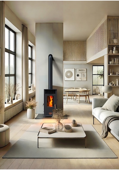 Eco 8 Kw / Manuel Pelet Ve Odun Sobası / Baba's Stove