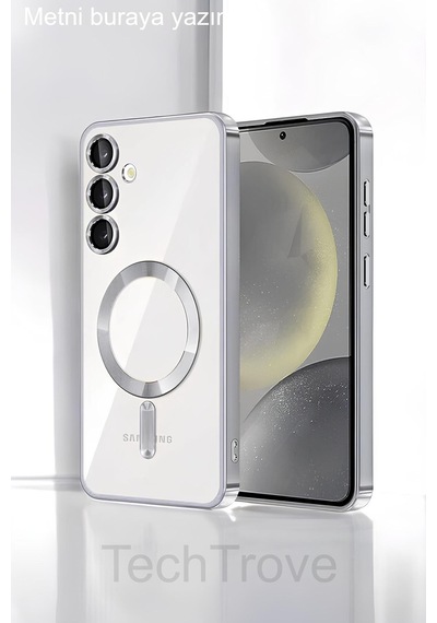 Samsung Uyumlu Galaxy S25 Kılıf Kamera Korumalı Sararma Yapmaz Magsafe Şarj Özellikli A++ Kalite Kapak