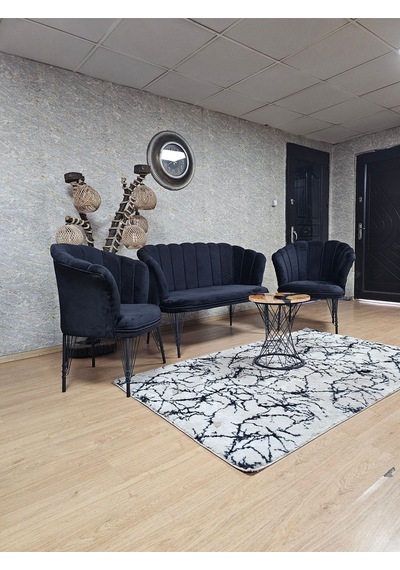 Zafir Siyah Boyalı Tel Ayak Papatya Çay Seti Koltuk Takımı , Balkon, Salon, Ofis, Cafe Koltuk Takımı Siyah Zafir Siyah Boyalı Tel Ayak Papatya Çay Seti Koltuk Takımı , Balkon, Salon, Ofis, Cafe Koltuk Takımı Siyah