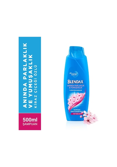 Blendax Kiraz Çiçeği Özlü Şampuan 2 x 500 ML + Yasemin Özlü Şampuan 2 x 500 ML