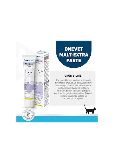 Onevet Kedi Maltı 100 Gr Tüy Yumağı Önleyici Malt Macunu