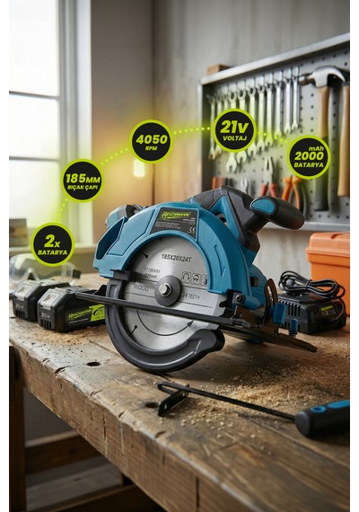 Reschmann R-5931 21V 185MM Profesyonel Şarjlı Dairesel Testere