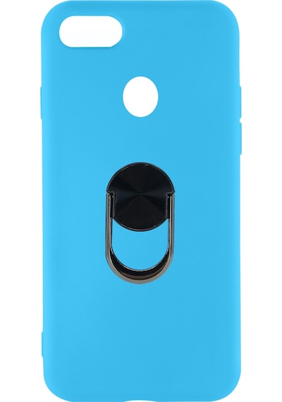 Nettech Oppo A5s Uyumlu Leather Ring Nano Arka Koruma Kılıf