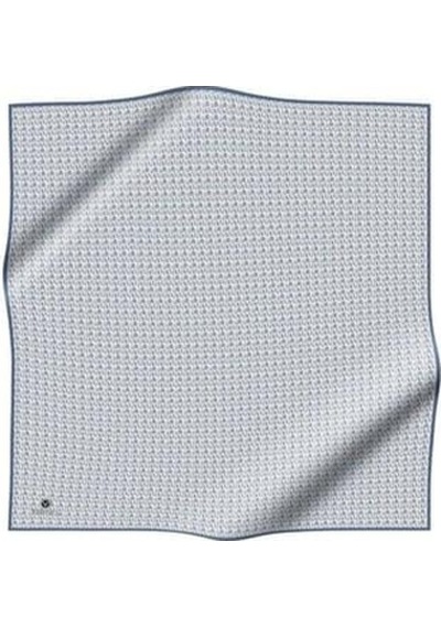 Vissona Tivil İpek Eşarp 60992 - 18 - 0031 - 0028 İndigo Gri Kırçıl Desen Gri