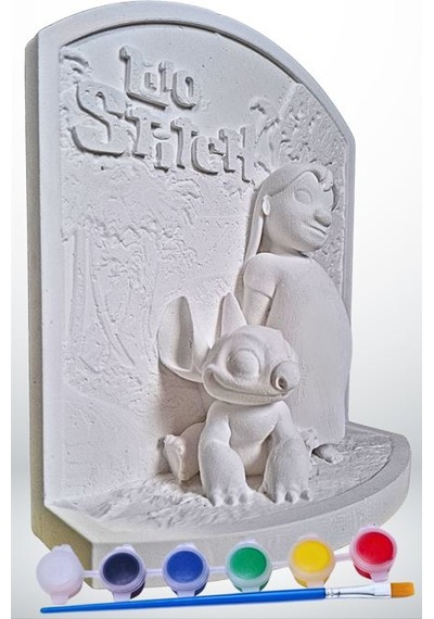 Stich Ve Lilo 15 Cm Taş Biblo Çocuk Boyama Etkinliği