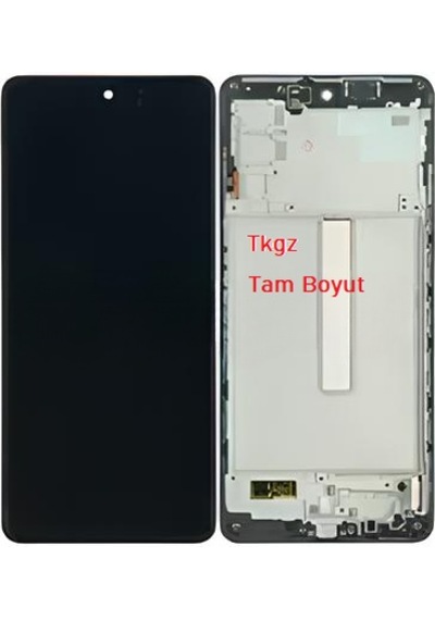 Samsung Galaxy M52 - Sm-m526 Uyumlu Lcd Ekran Dokunmatik Servis Çıtalı