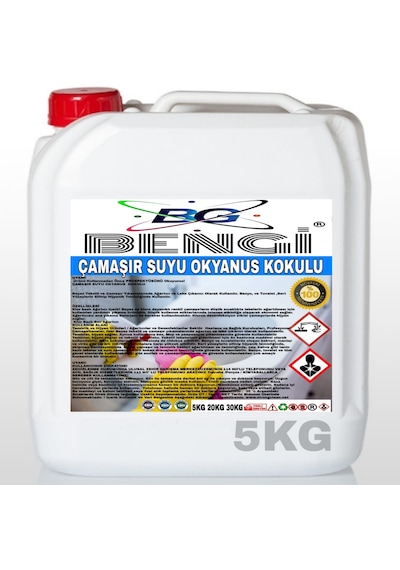 Çamaşır Suyu Okyanus Kokulu 5 Kg Tekli