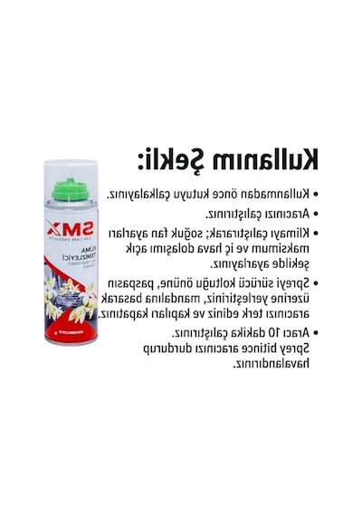 Klima Temizleme Ve Koku Giderici Sprey - 200 Ml Kullanım