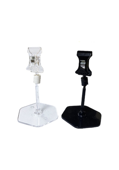 Ayaklı Mini Mandal 50 Mm - Siyah Pakette 10 Adet