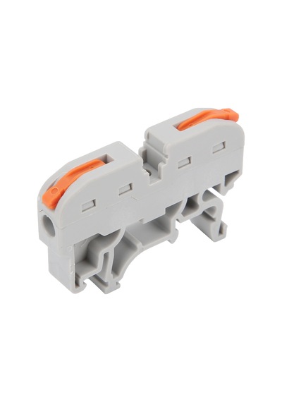 Vkemall Pct-211 Raylı Yaylı Kablolu Bağlantı Blokları 10 Adet - 0.08-4.0mm² Torksuz Hızlı Bağlantı, Ateş Direnci, Dağıtım Şase Ve Kontrol Kabineleri İçin