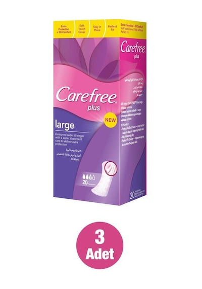 Carefree Refresh Maxi Günlük Ped 20'li x4