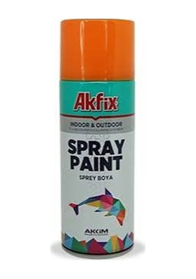 Akfix Sprey Boya Parlak Turuncu Ral 400 Ml