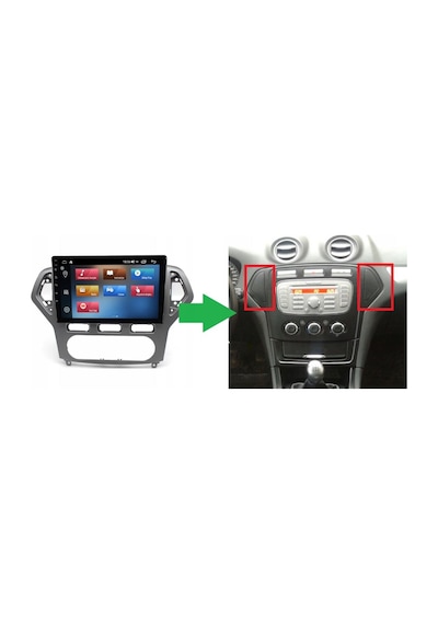 Ford Mondeo Android Multimedya Sistemi 4-64 Clarion 2008-2012 9"