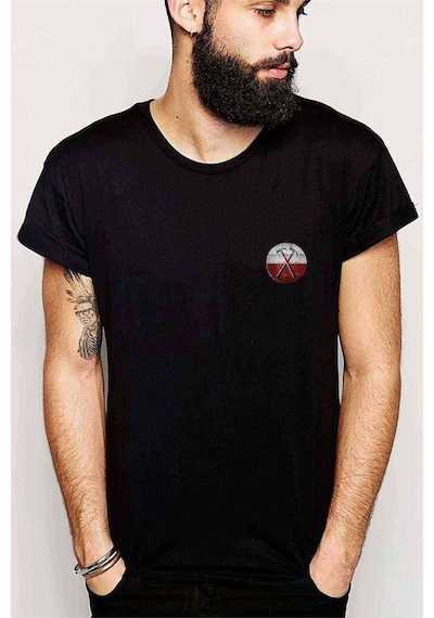 Pink Floyd 2018 Baskılı Siyah Erkek Tshirt