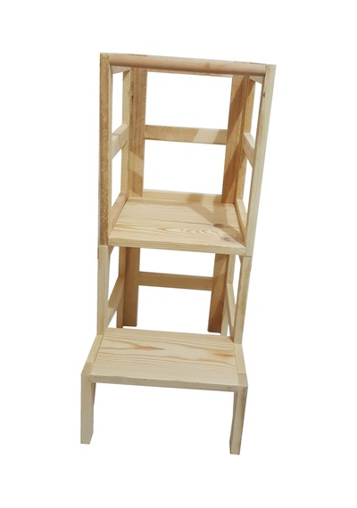 Montessori Tarzı Öğrenme Kulesi Learning Tower Ahşap