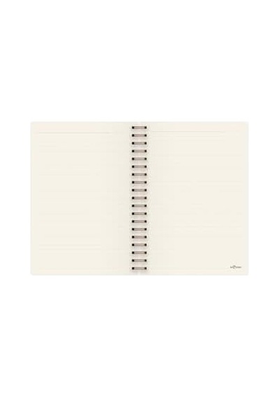 Marble Spiralli Defter Çizgili Rise 17x24 Cm 103 Ivory