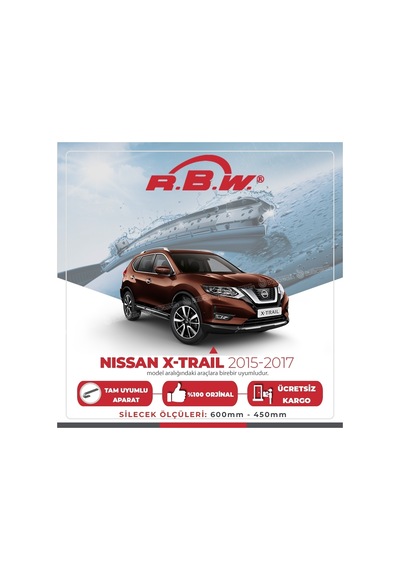 RBW Nissan X-Trail 2015 - 2021 Ön Muz Silecek Takım