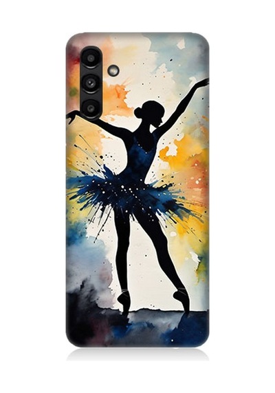 Samsung Galaxy A13 Uyumlu Dansın Büyülü Gölgesi Desenli Silikon Kılıf Çok Renkli