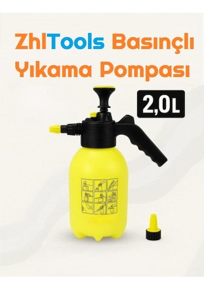 Zhltools Basınçlı Araç Yıkama Pompası 2 Litre