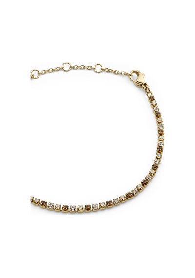 Classic Tennis Bracelet Honey Combo Gold Altın