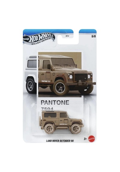 Silver Series Pantone Land Rover Defender 90 Diecast Car 7504