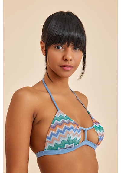 Amarelle Hawaii Mavi Balensiz Üçgen Bralet Bikini Üst Mavi