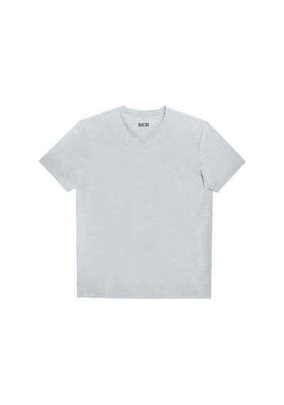 Rich Erkek 4'lü Paket Kısa Kollu V Yaka T-shirt Çok Renkli
