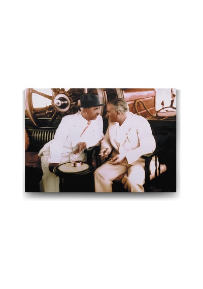 Ayrex Atatürk Ve İsmet İnönü Tablosu - 45x30cm
