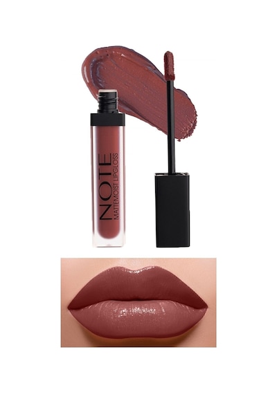 Note Cosmetique Mattemoist Lipgloss Yarı Mat Saten Bitişli Likit Ruj 415 Shy Berry - Bordo