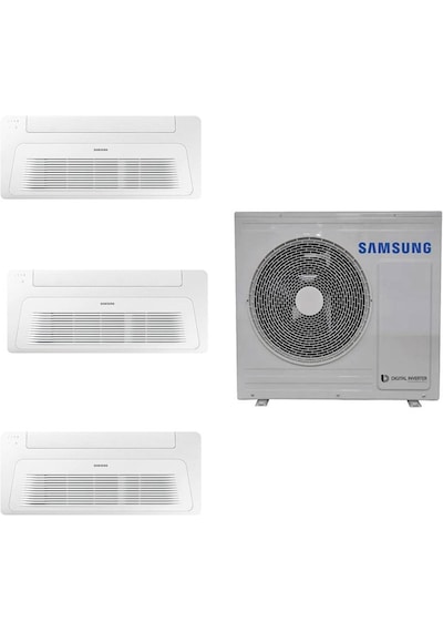 Samsung WindFree Multi AJ068TXJ3KH/EA 6.8 kW 1 Dış + 3 İç Ünite (12+12+12) Tek Yön Kaset Tipi Klima