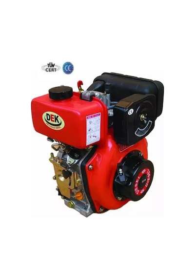 Dizel Motor-Dek 220 CC-5HP-170-Kamalı Krank 19mm-Marşlı Şarjlı