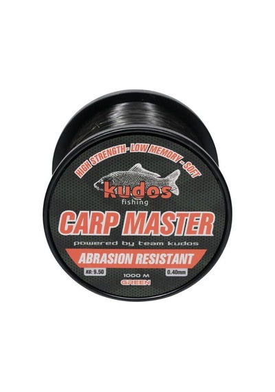 Kudos Carp Master 0.40mm 1000m Yeşil Misina 9.50kg Çeker
